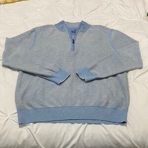 Men’s Raffi Light Blue 1/4 Zip Golf Sweater
Never worn - No picks/stains